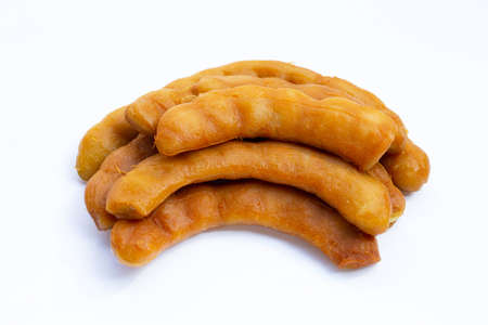 Tamarind pickled fermented on white background.