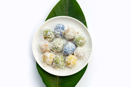 Thai dessert, Colorful coconut Balls