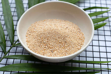 Roasted ground rice for Thai cookingの写真素材