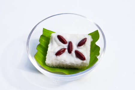 Sweet sticky rice with red beansの写真素材