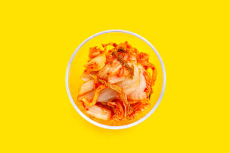 Kimchi, Korean dish of spicy fermented vegetablesの写真素材
