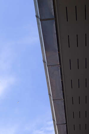 House rain gutter, Pipeline sysem.