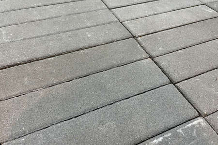 Outdoor stone tiles. Garden pavement
