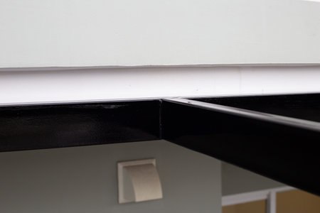 Steel roof structure. Build a room addition