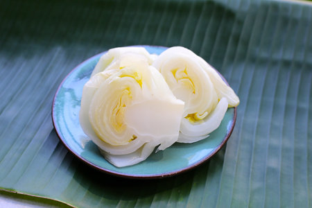 Seasoning pickled mustard, salted fermented vegetableの写真素材
