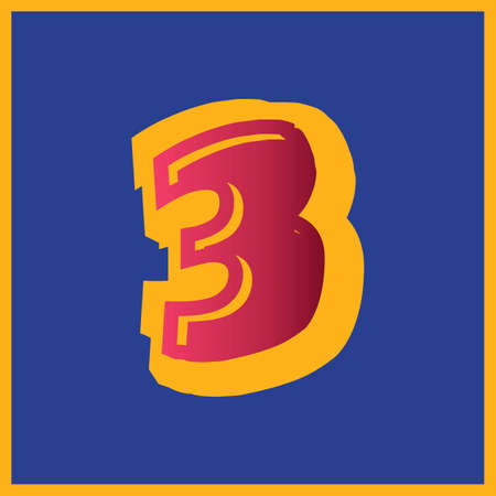 Vintage alphabet font design  handcrafted vector collectionのイラスト素材