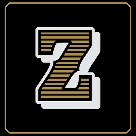 Vintage alphabet font design handcrafted vector collectionのイラスト素材