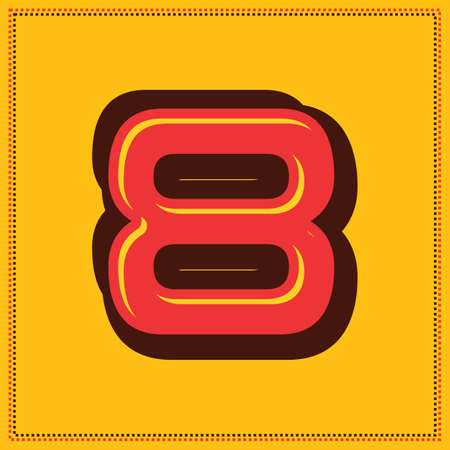 Vintage alphabet font design handcrafted vector collectionのイラスト素材