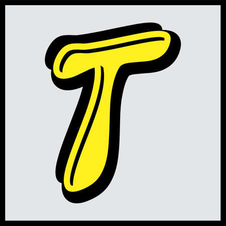 Vintage alphabet font design  handcrafted vector collectionのイラスト素材