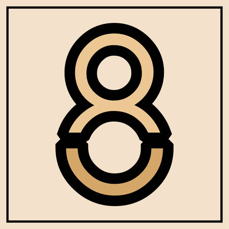 Vintage alphabet font design  handcrafted vector collectionのイラスト素材