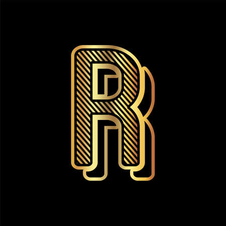 Vintage alphabet font design  handcrafted vector collectionのイラスト素材