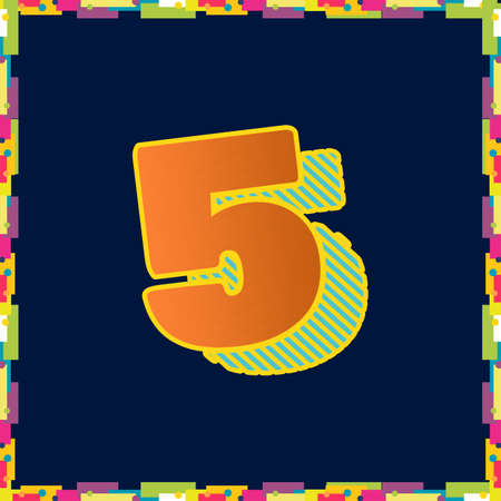 Vintage alphabet font design  handcrafted vector collectionのイラスト素材