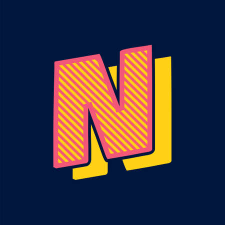 Vintage alphabet font design  handcrafted vector collectionのイラスト素材