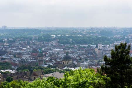 Europe city capital view panoramaの写真素材