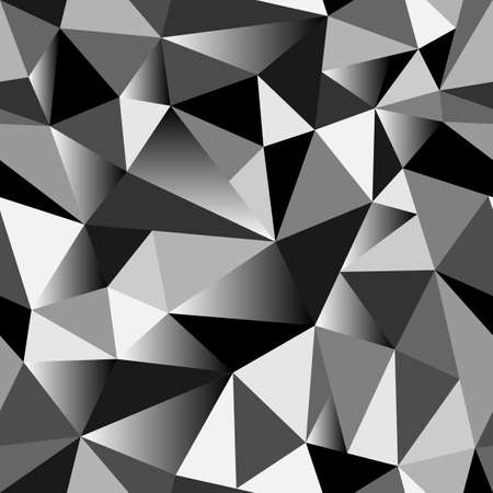 Abstract gradient geometric rumpled triangular seamless low poly style vector illustration graphic background. Vectorのイラスト素材