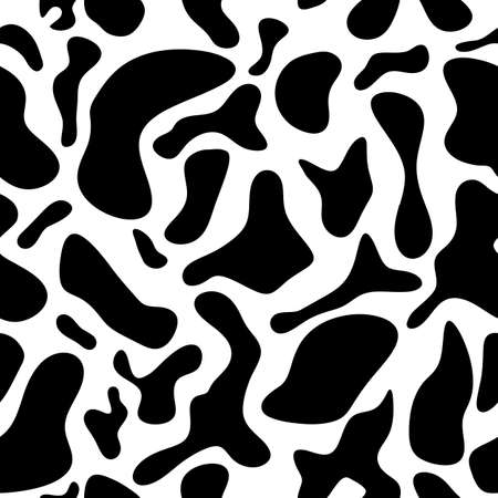 Cow abstract seamless background pattern. Vector illustrationのイラスト素材
