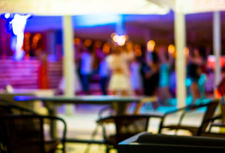 Background of disco club de focusedの写真素材