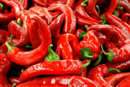 Red chili pepper backgroundの写真素材