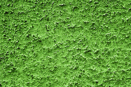Texture of old grunge green asymmetric decorative tilesの写真素材