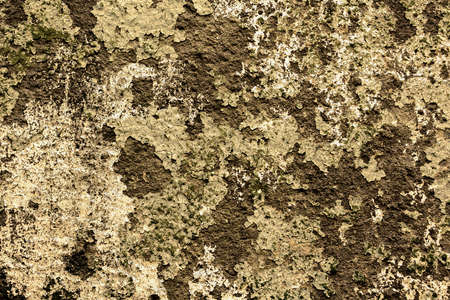 Sepia vintage grunge texture of old decorative tile wall