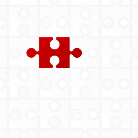 Realistic flat style puzzle background. Vector illustrationのイラスト素材