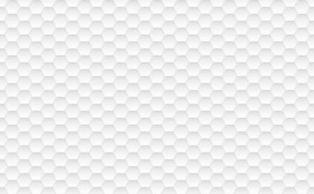 Silver and white metal honey hexagonal cells seamless texture. Mosaic or speaker fabric shape...