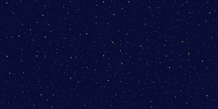Detailed realistic night starry blue sky. Cosmos concept. Galaxy explosion. Stars in space abstract. Astronomy beauty pattern. Congratulations or invitation backgroundの写真素材
