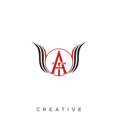 at wing logo design vector iconのイラスト素材