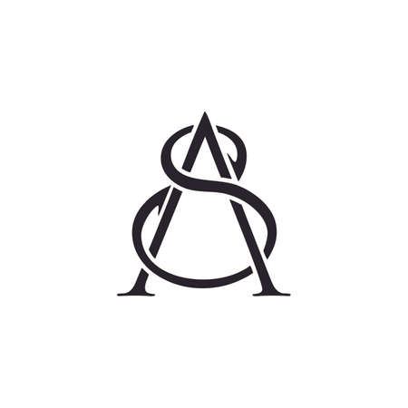 sa luxury logo design vector iconのイラスト素材