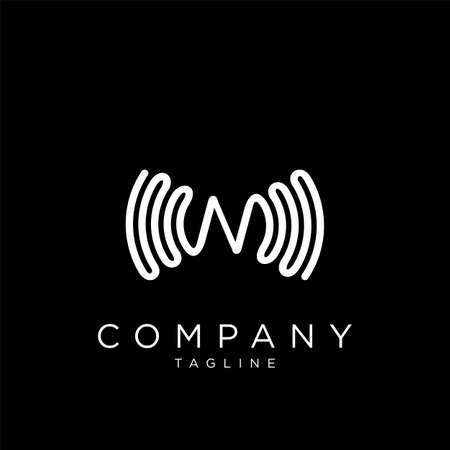 n sound logo design vector icon symbolのイラスト素材