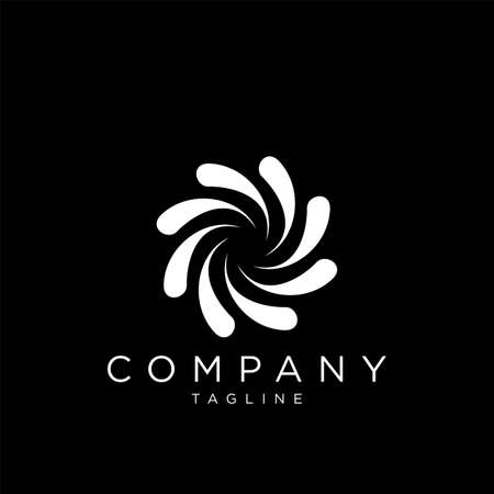 swirl logo design vector icon symbolのイラスト素材