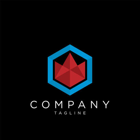 gem crown luxury logo design vector icon symbolのイラスト素材