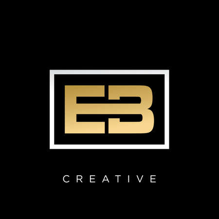 eb  logo design vector icon symbolのイラスト素材