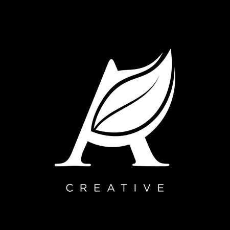 a leaf logo design vector icon symbolのイラスト素材