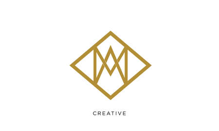 ma initial   design vector icon symbolのイラスト素材