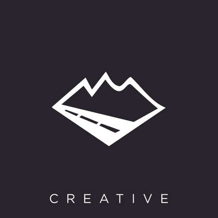 street mountain Logo company design vector icon symbolのイラスト素材