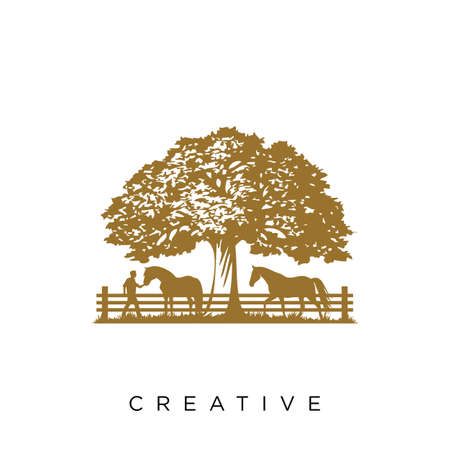 farm horse   design vector icon symbolのイラスト素材