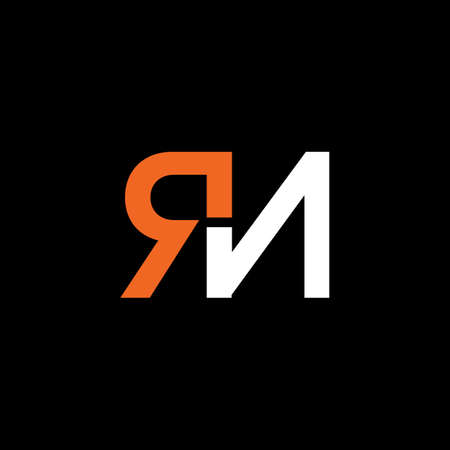 rn   design vector icon symbol luxury modernのイラスト素材