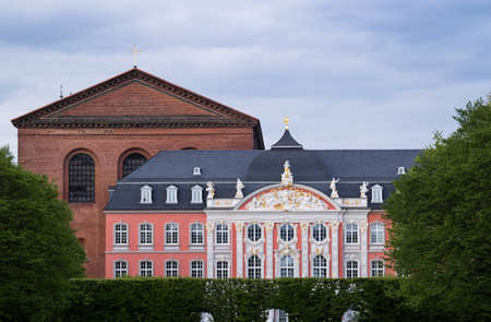 Kurf?rstliches Palais Trier, west Germanyの写真素材