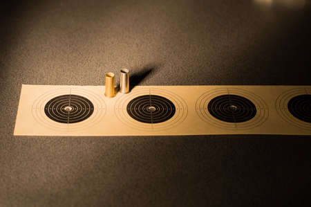 Shooting in the center of the target