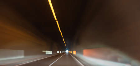 light at the end of the tunnelの写真素材