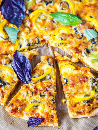 Pizzaの写真素材