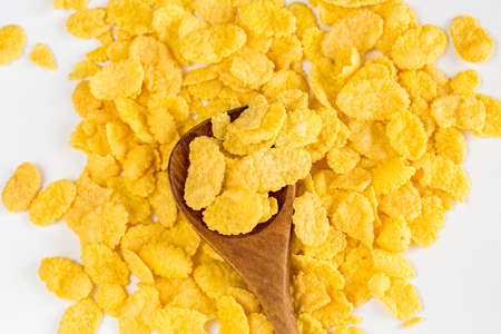 Cornflake with honey and milk