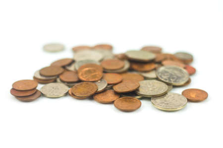 Money and Currency isolated on white background