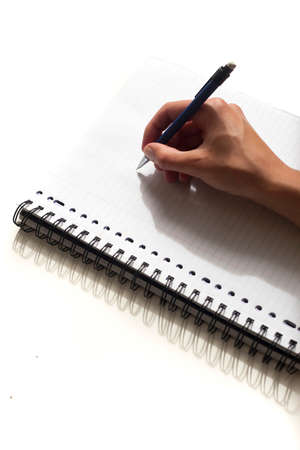 Start writing not on piece of paper 