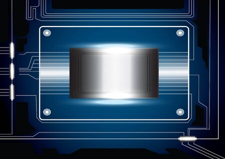 circuit board vector backgroundのイラスト素材