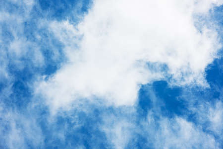 Sky with white cloudsの写真素材