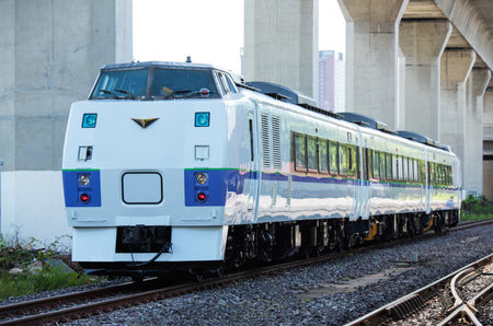 The State Railway of Thailand unveils the newly renovated KIHA 183 diesel-powered rail car, ready to...