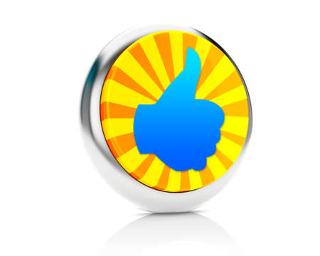 like hand thumbs up button icon symbol