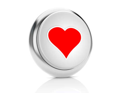 heart icon - Stock Image 3D